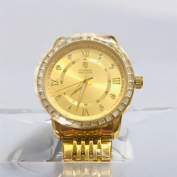 Montres Prestige by Invicta Men's Gold-tone Watch - 45mm - Picture 7 of 10